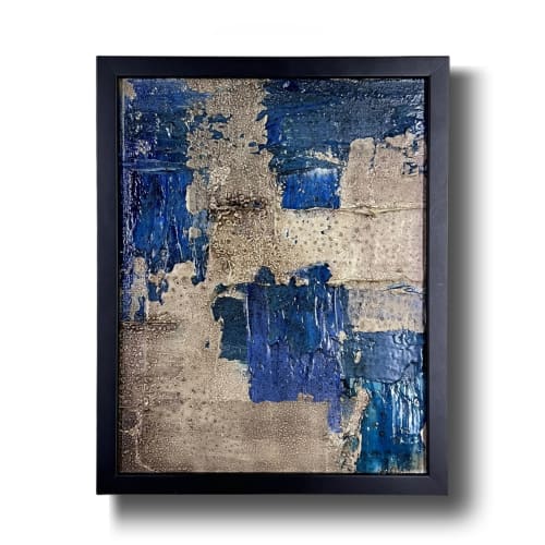 Low Tide No. 3 - Original mixed-media abstract | Mixed Media in Paintings by J. Kent Martin