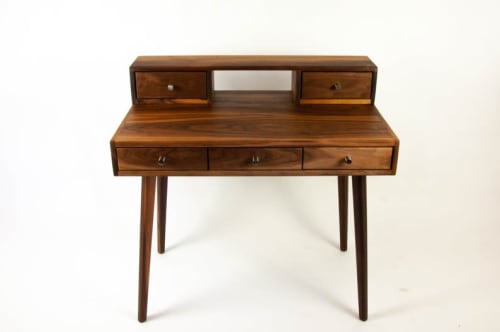 La Huche All Walnut | Desk in Tables by Curly Woods