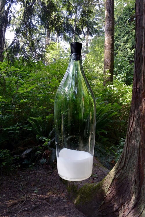 White Bottom Bottle | Tableware by GoodBeast