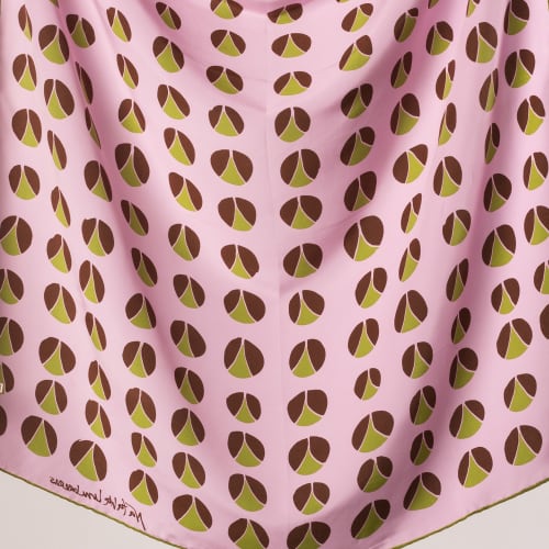 "Meryls" screen-printed 100% silk scarve | Apparel & Accessories by Natalia Lumbreras
