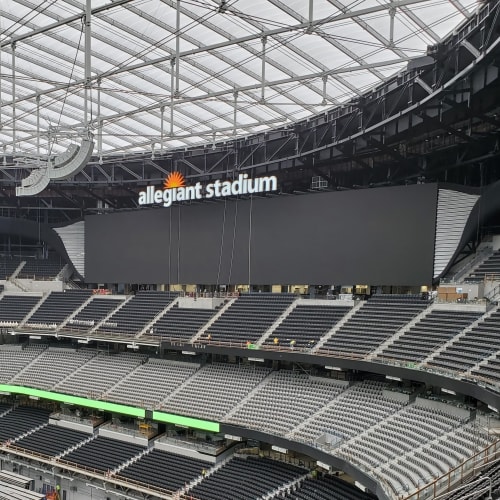 Allegiant Stadium, Public Service Centers, Interior Design