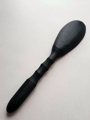 Wooden Cooking Spoon, Shou Sugi Ban Yakisugi Inspired Finish | Utensils by Wild Cherry Spoon Co.