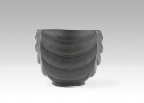 Deco Yunomi with Matte Black Glaze | Cup in Drinkware by M.L. Pots