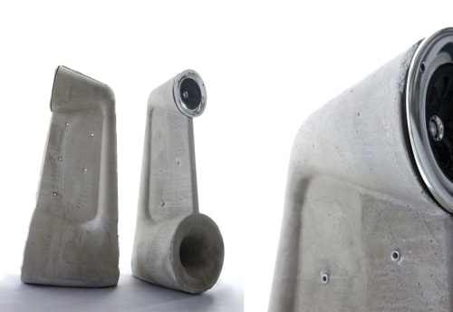 EXPOSED SPEAKERS | Ornament in Decorative Objects by Linski Design - Concrete. Art. Microtopping. Art-topping.