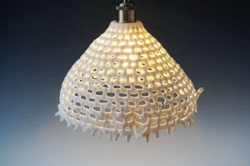 Porcelain Pendant Lamp | Lamps by SevaCeramics