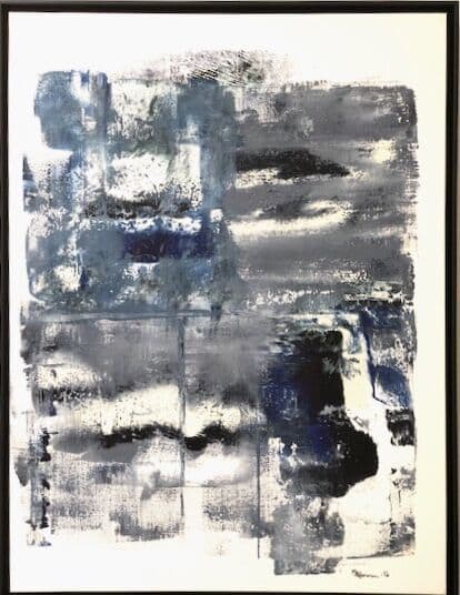 Anita's blue SOLD | Oil And Acrylic Painting in Paintings by Margaret Alice Høiesen