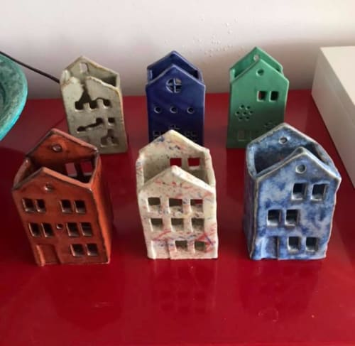 Handmade Ceramic Houses | Sculptures by Ceramics by Hannah
