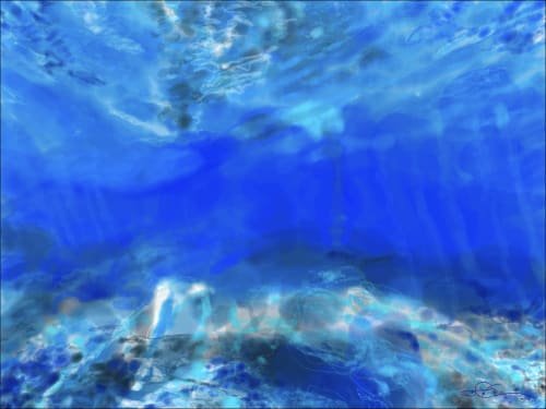 Living Oceans • OCEAN WATER 6 | Prints in Paintings by Betty Jo Costanzo