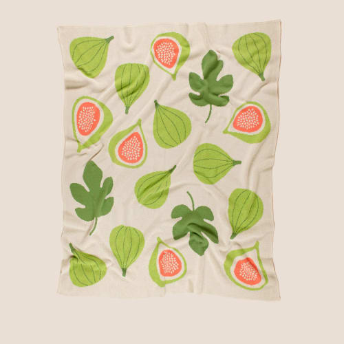 Fig Throw Blanket | Linens & Bedding by Superstitchous