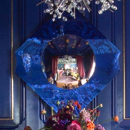 American Art Deco Bull's-Eye Mirror | Decorative Objects by Jonathan Rachman Design | SF Decorator Showcase 2019 in San Francisco