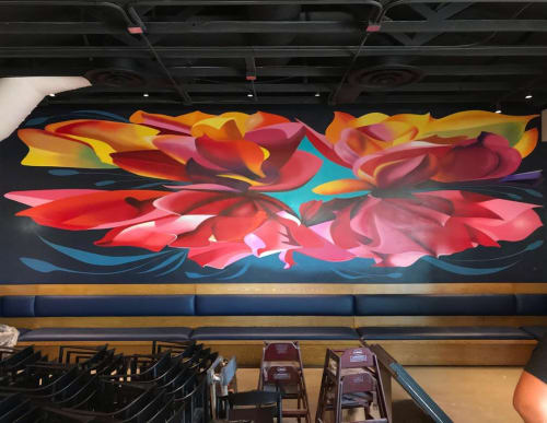 Indoor Mural | Murals by Tato Caraveo | Vecina in Phoenix