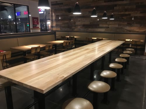 Dining Tables and Banquets | Tables by Rustic Trades Furniture | DosBros Fresh Mexican Grill in Dalton