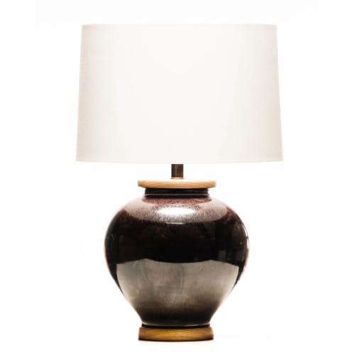 Luca Porcelain Lamp | Table Lamp in Lamps by Lawrence & Scott