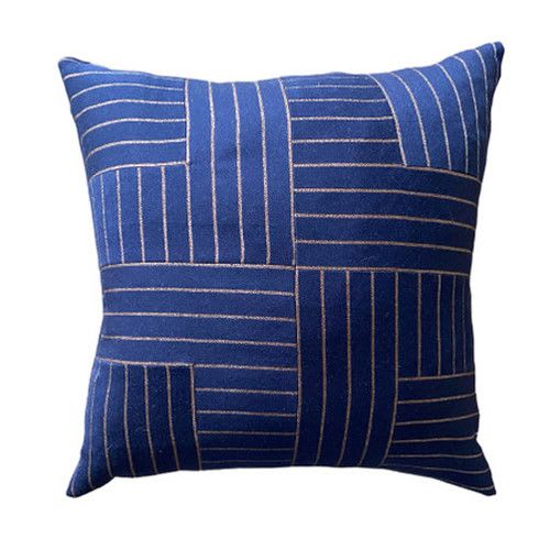 Copper Cobalt | Cushion in Pillows by Cate Brown