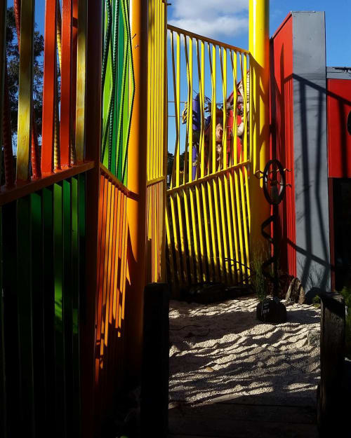 Colored Fence | Art & Wall Decor by Sanctum Studio | Bulleen Art & Garden in Bulleen