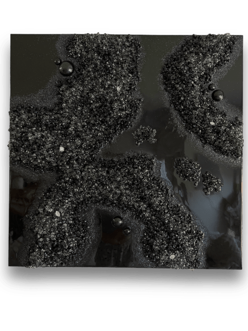 Dancing Midnight A | Mixed Media by Aga Art Studio