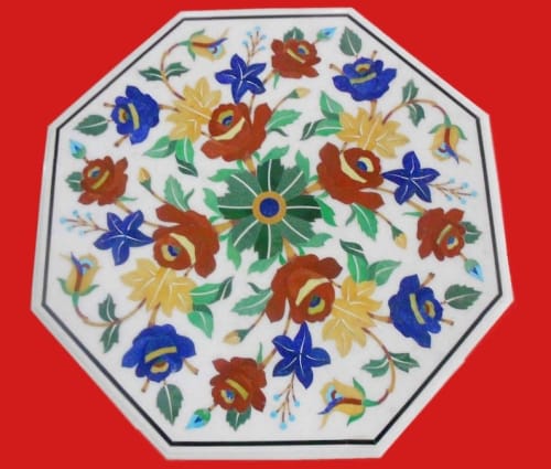white marble table, coffee table, end table, tabletop | Tables by Innovative Home Decors