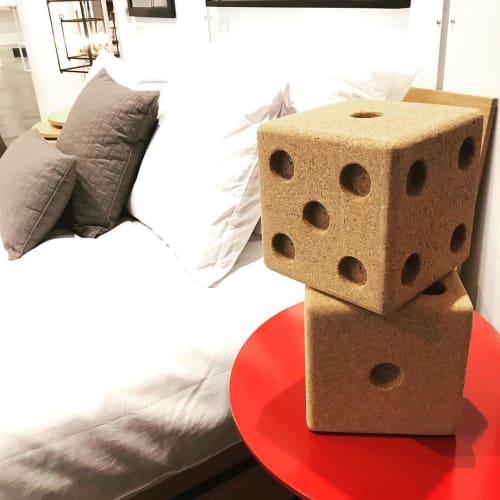 Cork Dice | Sculptures by Eugene Stoltzfus | Plant Seven in High Point