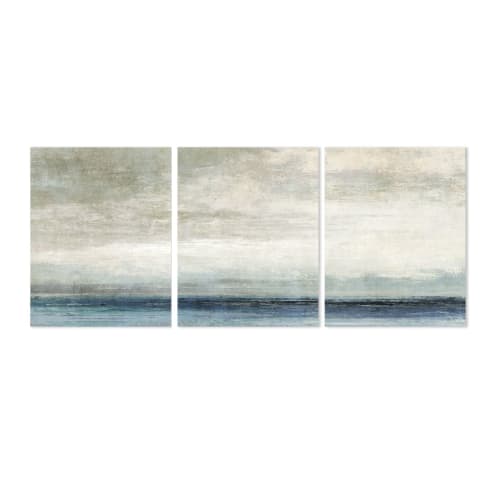 Set of 3 Blue Sea Fine Art Prints-UNFRAMED | Paintings by Suzanne Nicoll Studio