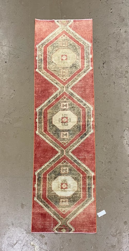 Vintage Turkish Rug Pair  | 2.10 x 10.5 | Area Rug in Rugs by Wool and Rug