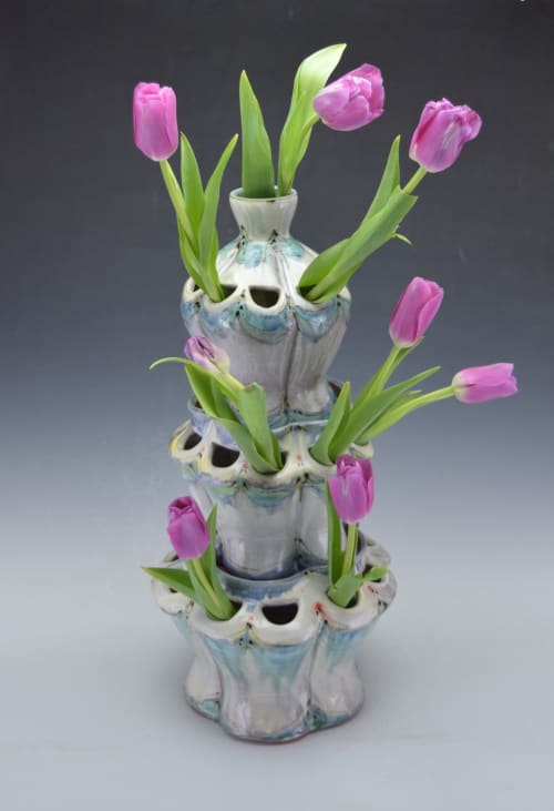 Tulipierre - 3 stack | Vase in Vases & Vessels by Pincu Pottery