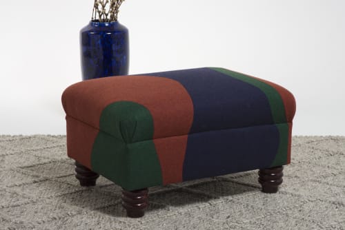 Pablo - Small rectangular footstool