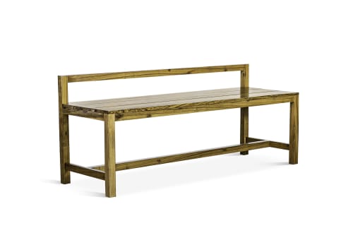 Solid Exotic Wood Outdoor Bench from Costantini, Serrano | Benches & Ottomans by Costantini Design