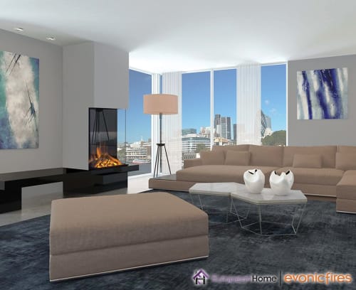 E810 Electric Fireplace | Interior Design by European Home