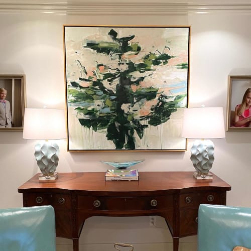 Private Home, Houston, Texas | Paintings by Sarah Caton Wynne