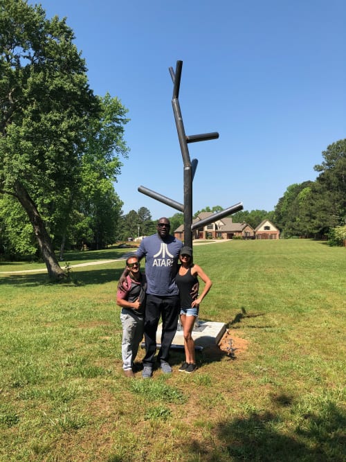 Shaq’s Hoop Tree by Mark Americo Wentz seen at Private Residence
