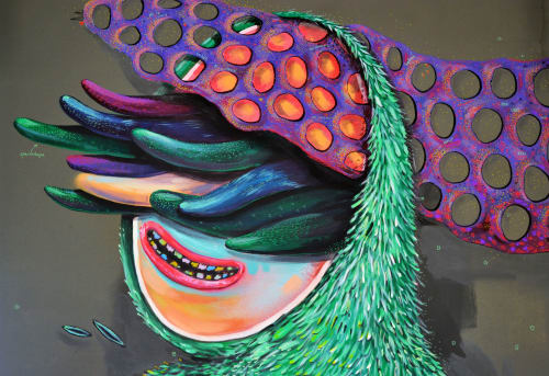 I Feel Very Pleasant / painting | Paintings by MishkaTheMouse