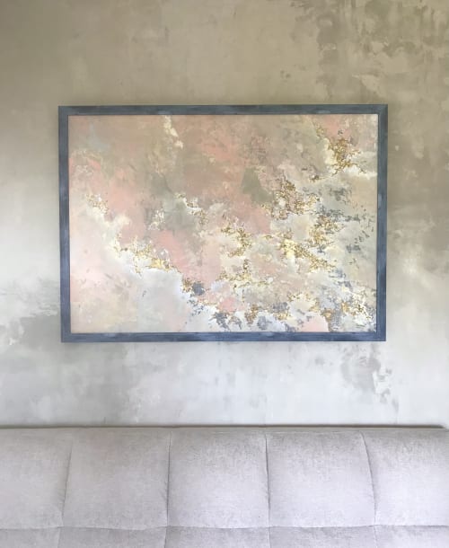 Pink Storm No.2 | Mixed Media by Vacarda Design