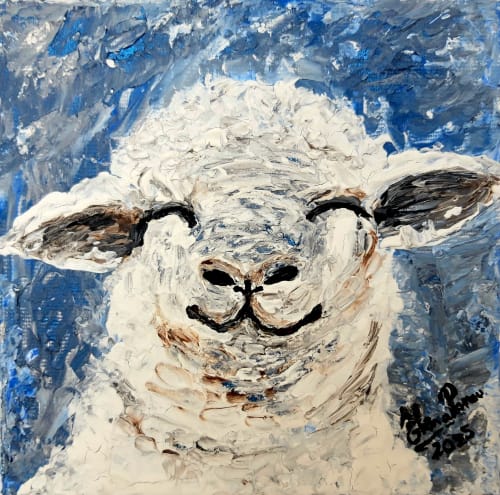 Estar en paz | Oil And Acrylic Painting in Paintings by Elena Parau