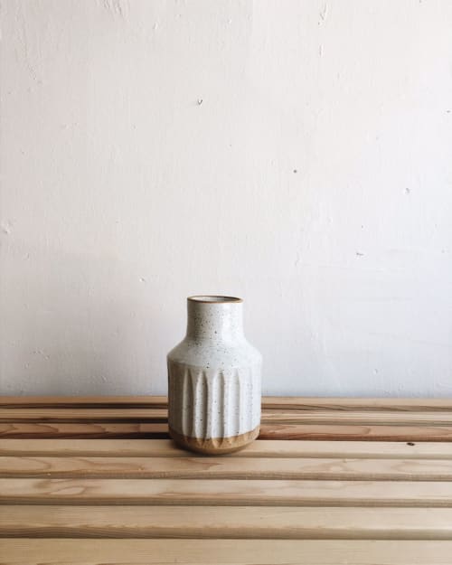 Carved Speck Large Vase | Vases & Vessels by Sam Lee