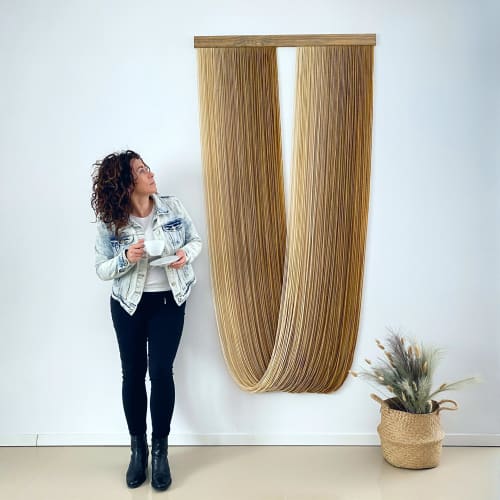 Wabi Sabi-Maree Honey-Cozy Room Decor | Tapestry in Wall Hangings by Olivia Fiber Art