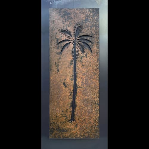 Palm | Wall Sculpture in Wall Hangings by The Oxide Studio
