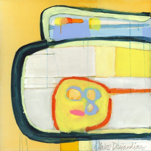 Corn | Oil And Acrylic Painting in Paintings by Claire Desjardins