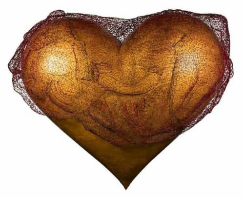 Love Captured (Heart of San Francisco) | Sculptures by Kristine Mays