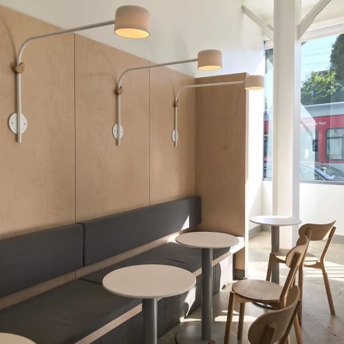 Translucent Lampshade | Lamps by W/R/F Lab | Blue Bottle Coffee in Santa Monica