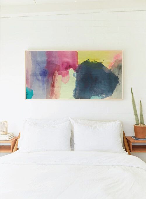 as my mind wanders no. 01 - linen print | Prints by maja dlugolecki