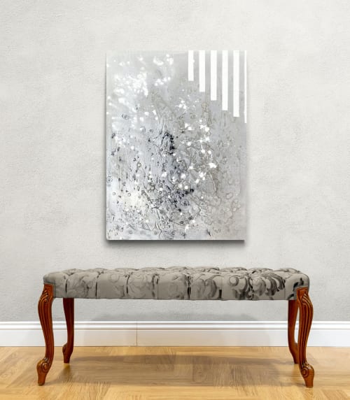 White noise /2 | Paintings by Cristina Dalla Valentina