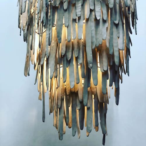 Custom Chandeliers by Mud Studio, South Africa seen at MUD Studio Cape