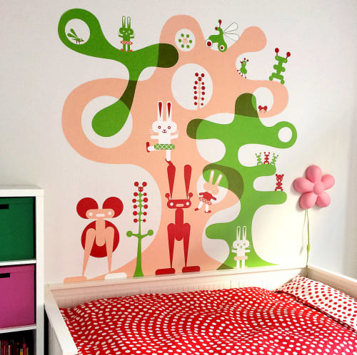 Tipitula mural for kid's room | Murals by Otto Steininger