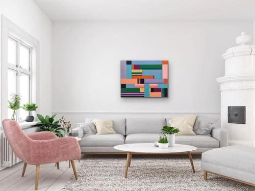 Pastel Intersections | Paintings by Dale Weiss Art