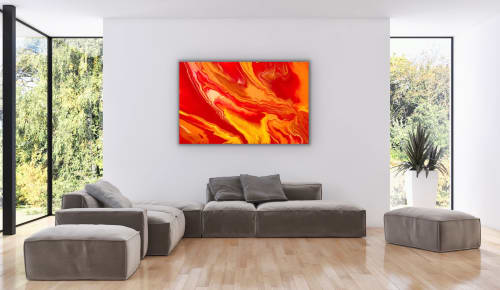 Sun in Leo | Paintings by Elements by Natty