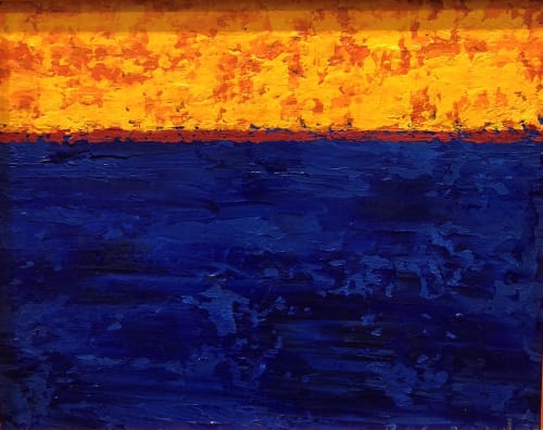 Never Stop Having Fun at the Beach | Oil And Acrylic Painting in Paintings by Reade C Gloeckner Fine Art