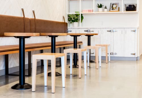 OSTRA eccent stool | Chairs by SHIPWAY living design | Earnest Ice Cream, North Vancouver in North Vancouver