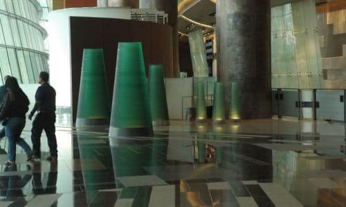 92 Cones | Sculptures by Kaiser / von Roenn Studio | ARIA Cafe in Las Vegas