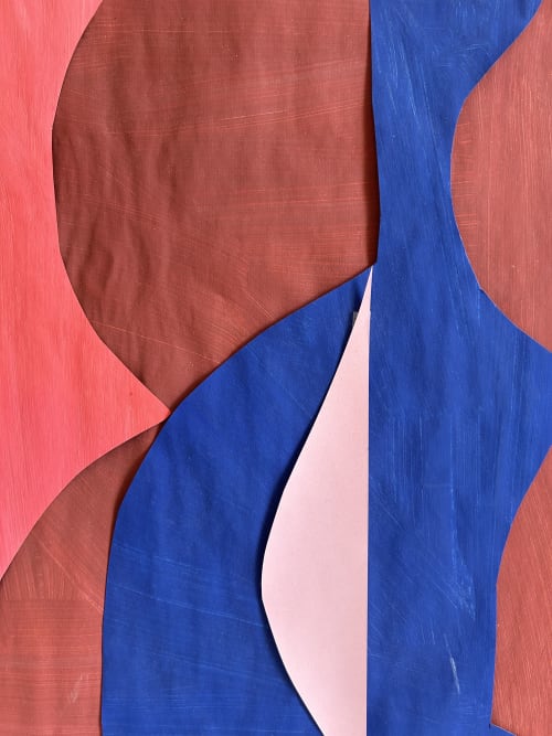 Blues Duo | Collage in Paintings by Cyrille Gulassa