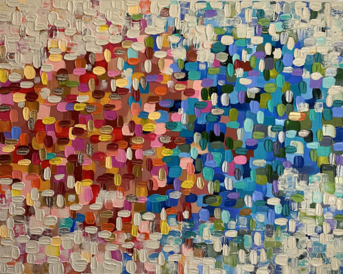 Back to It | Oil And Acrylic Painting in Paintings by Shiri Phillips Designs